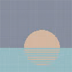 Stipple Sunsets #1