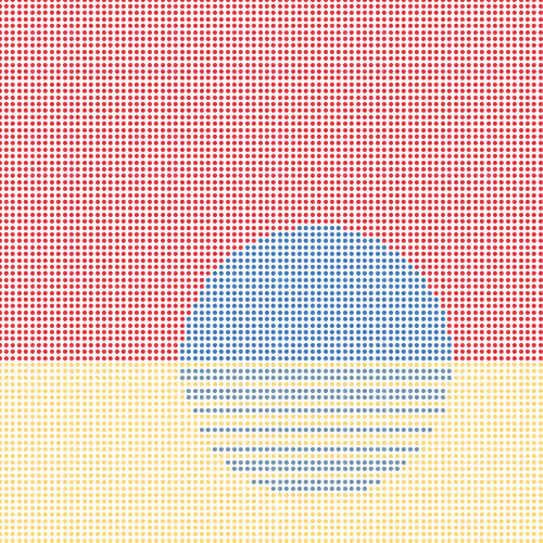 Stipple Sunsets #102