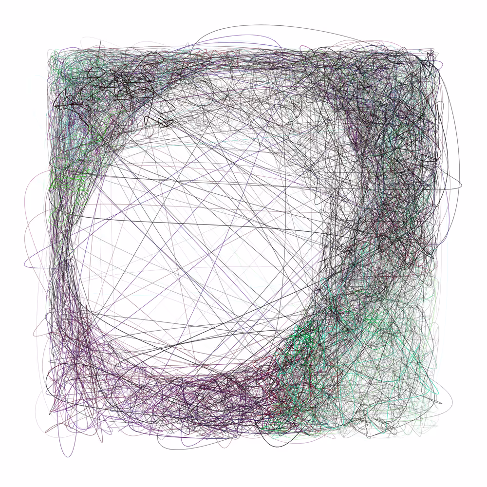 Scribbled Boundaries #1010