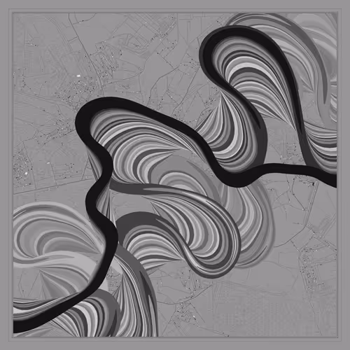 Ancient Courses Of Fictional Rivers By Robert Hodg