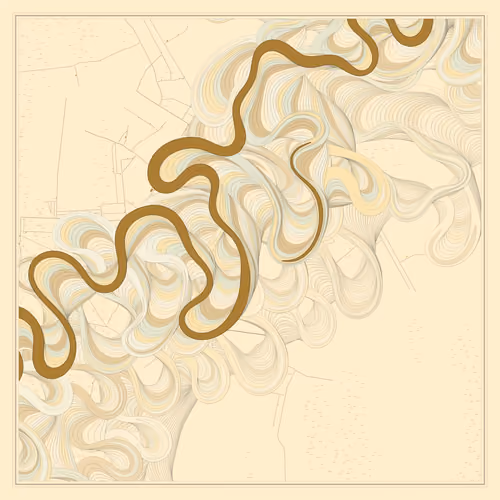 Ancient Courses of Fictional Rivers #145
