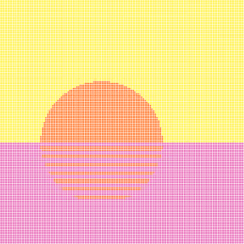 Stipple Sunsets #201