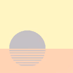 Stipple Sunsets #316