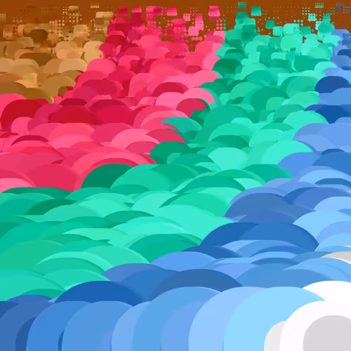 Dot Matrix Gradient Study #500