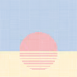 Stipple Sunsets #191