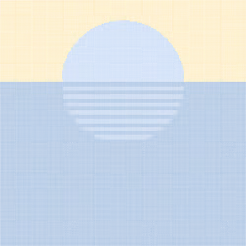 Stipple Sunsets #276