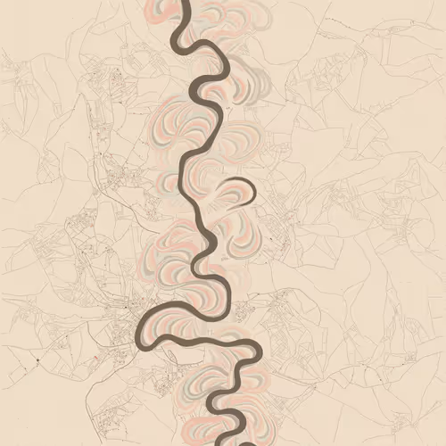 Ancient Courses Of Fictional Rivers By Robert Hodg