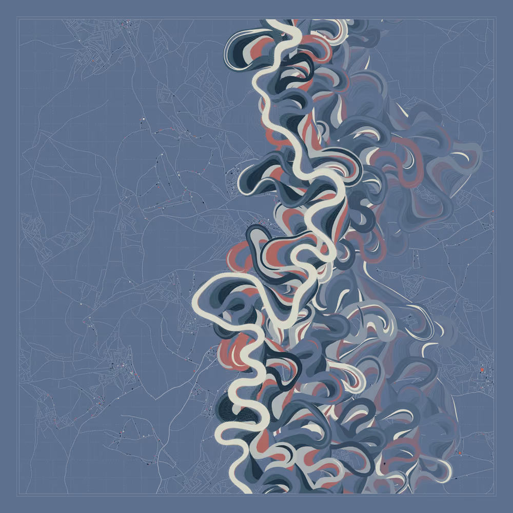 Ancient Courses of Fictional Rivers #454