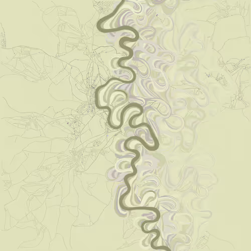 Ancient Courses of Fictional Rivers #813