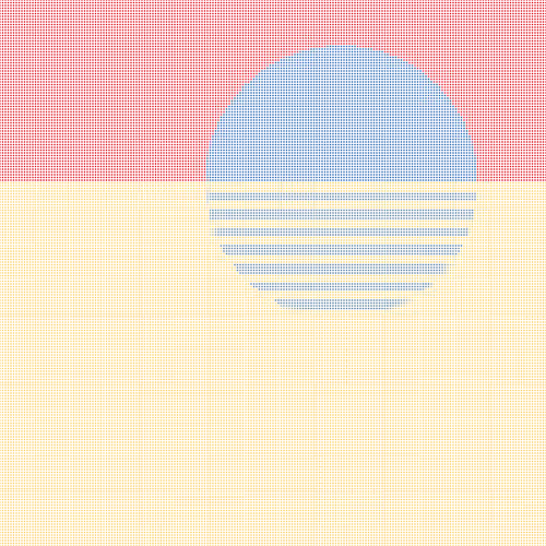 Stipple Sunsets #176