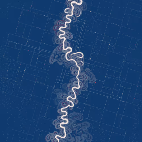 Ancient Courses of Fictional Rivers #102
