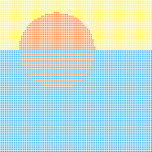 Stipple Sunsets #171