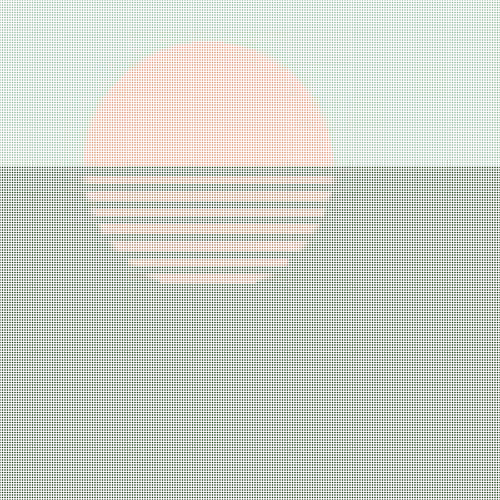 Stipple Sunsets #178