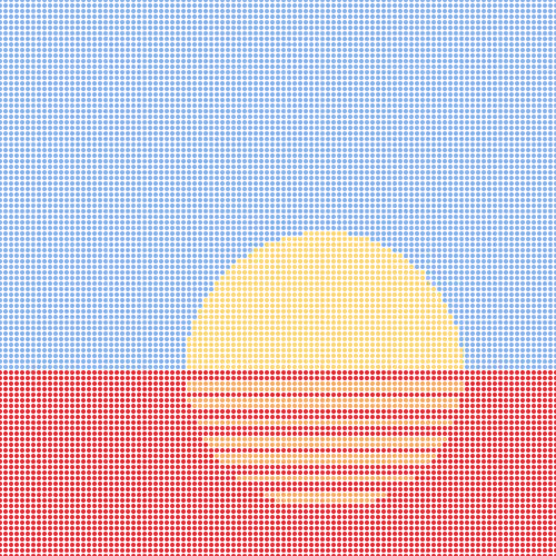 Stipple Sunsets #312