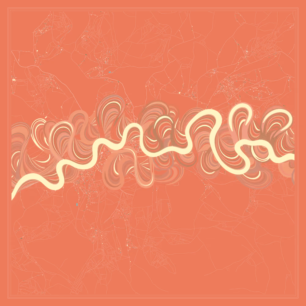 Ancient Courses of Fictional Rivers #535