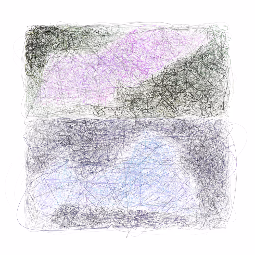 Scribbled Boundaries #1018