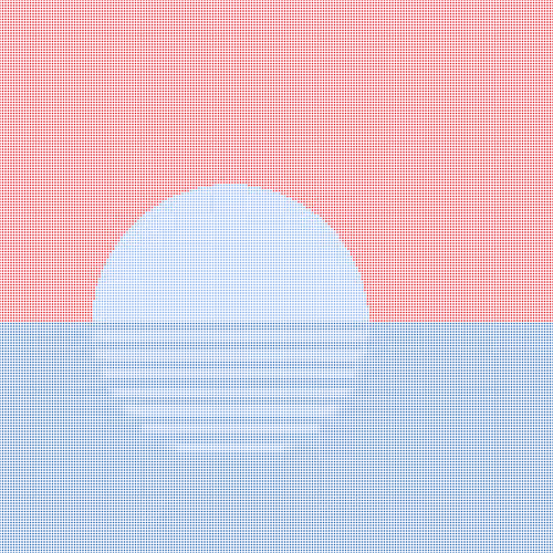Stipple Sunsets #79