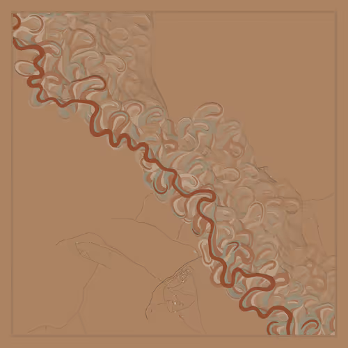 Ancient Courses Of Fictional Rivers By Robert Hodg