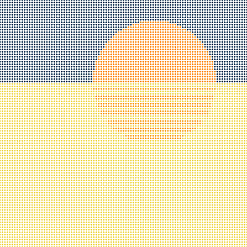 Stipple Sunsets #80