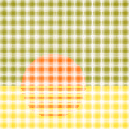 Stipple Sunsets #240