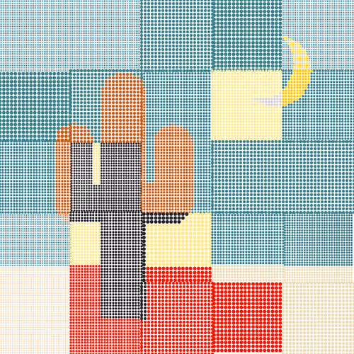 Patchwork Saguaros #18