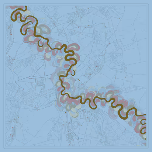 Ancient Courses Of Fictional Rivers By Robert Hodg