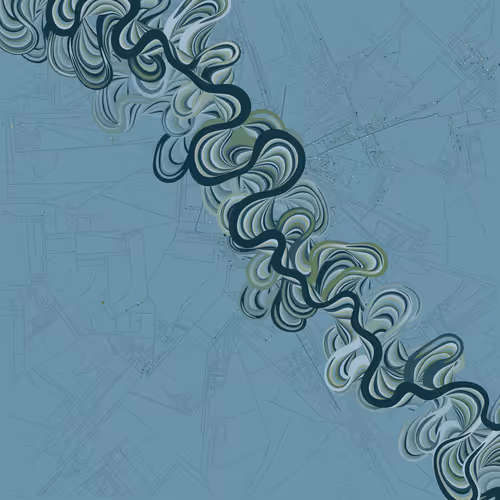 Ancient Courses Of Fictional Rivers By Robert Hodg