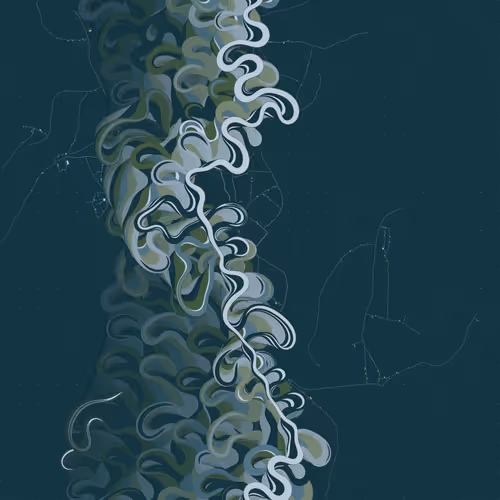 Ancient Courses of Fictional Rivers #602