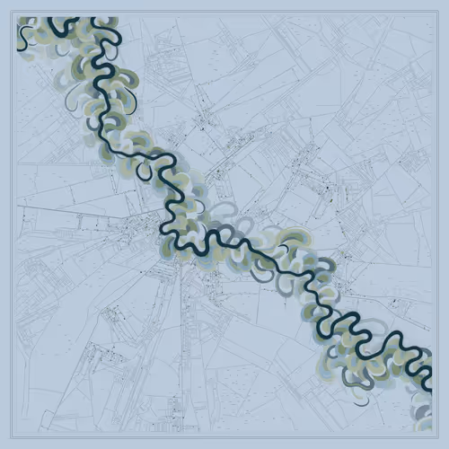 Ancient Courses Of Fictional Rivers By Robert Hodg