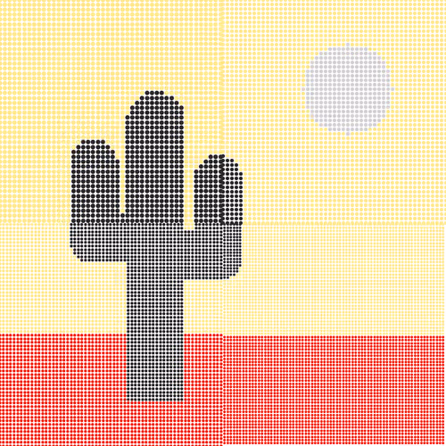 Patchwork Saguaros #0