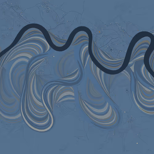 Ancient Courses Of Fictional Rivers By Robert Hodg