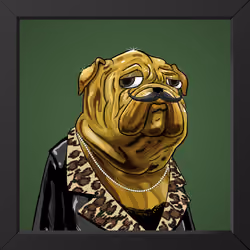 Mrs. Finnegan Puppington, the Pug
