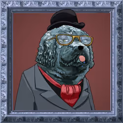 Mrs. Knight Barkington, the Poodle