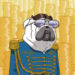 Captain Lizzie Poopeatre, the Pug