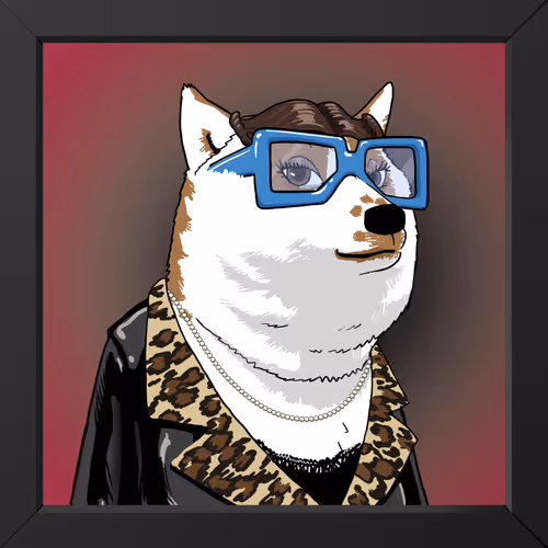 Mrs. Chanel Slobbere, the Dapper Doge