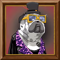 Mrs. Becks Hump, the Pug