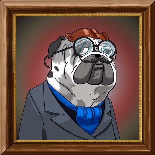 Mr. Winchester Woofelson, the Dapper Pug