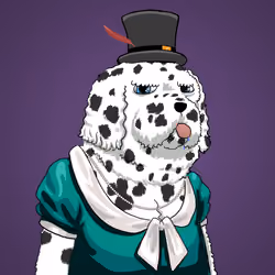 Mrs. Kitana Buttsniffe, the Poodle