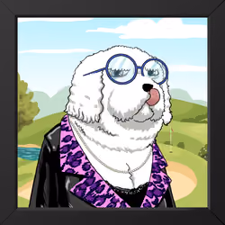 Mrs. Lennox Puppington, the Poodle