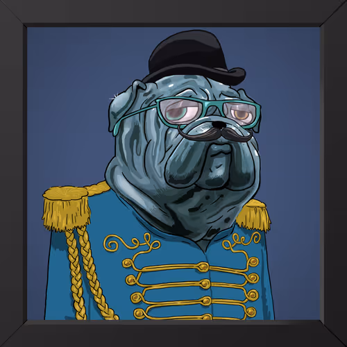 Captain Rudder Barkington, the Pug
