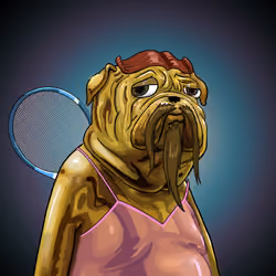Mrs. Edison Slobbere, the Wise Pug