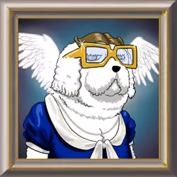 Mrs. Bug Waggington, the Dapper Poodle
