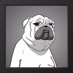 Mrs. Emmie Droolsby, the Pug