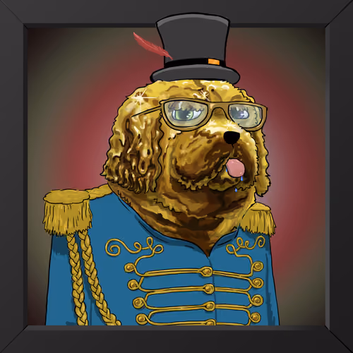 Captain Pistol Droolsby, the Poodle