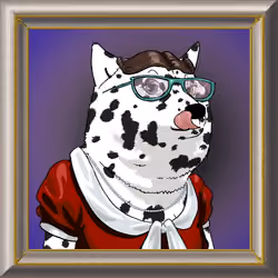 Mrs. Poppy Buttsniffe, the Dapper Doge