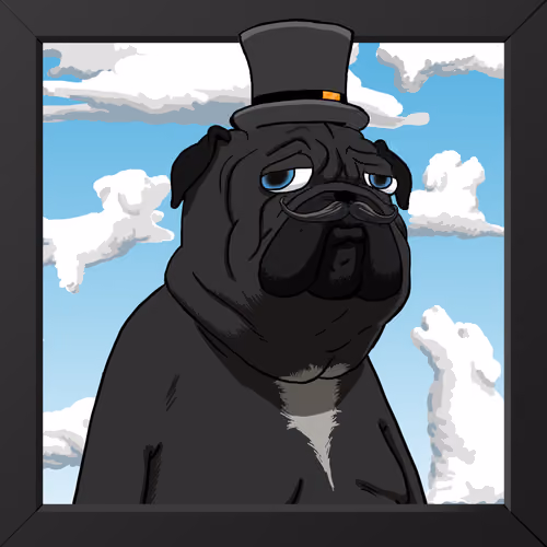 Mr. Bear Walkshire, the Pug