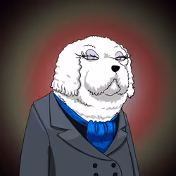 Mrs. Casanova Peetree, the Poodle