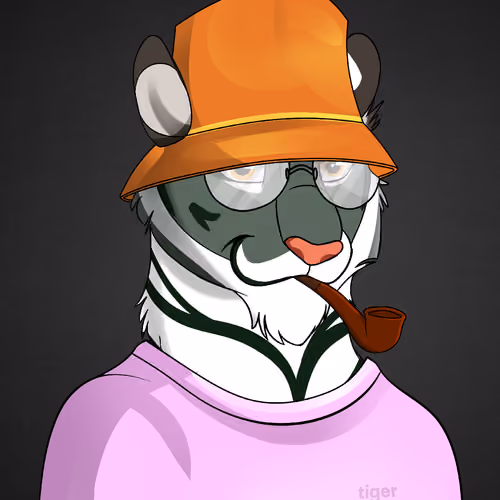 Lazy Tiger Wood Club #1259