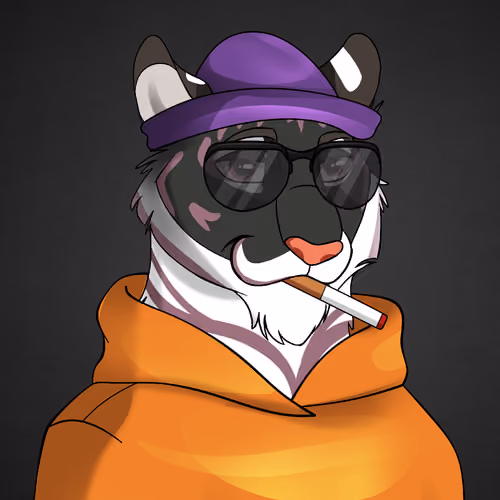 Lazy Tiger Wood Club #1089