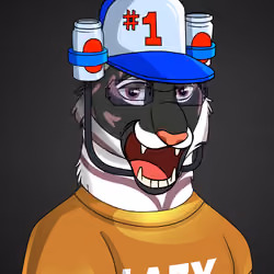 Lazy Tiger Wood Club #293